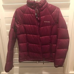 Columbia down jacket